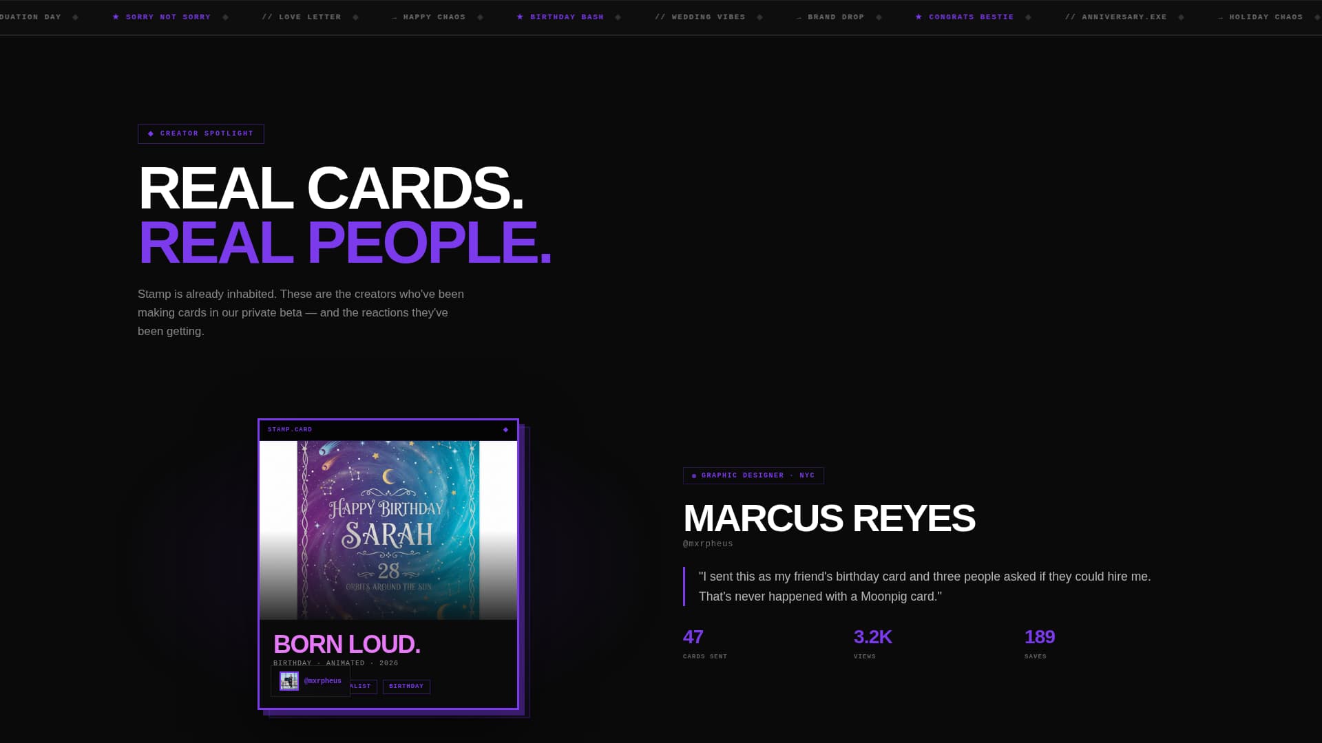 Digital Business Card Pre-Launch Website Template