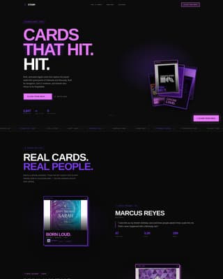 Digital Business Card Pre-Launch Website Template