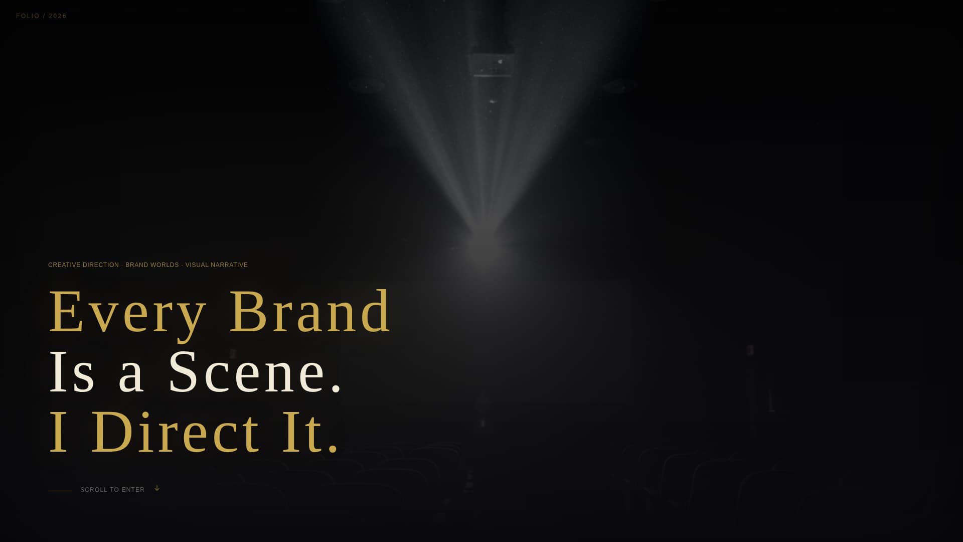 Creative Director Portfolio Expert Pre-Launch Website Template