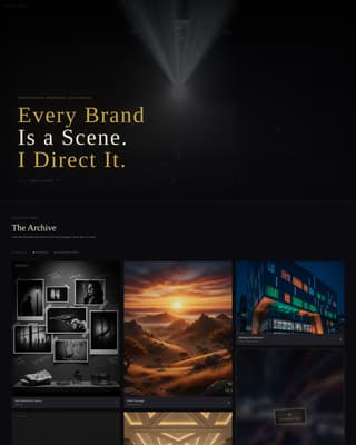 Creative Director Portfolio Expert Pre-Launch Website Template