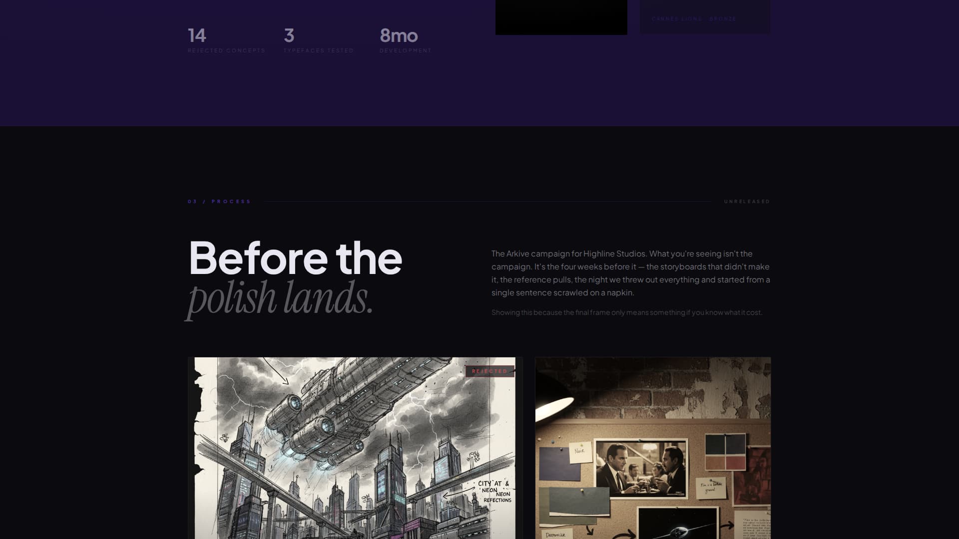 Creative Director Portfolio Pre-Launch Website Template