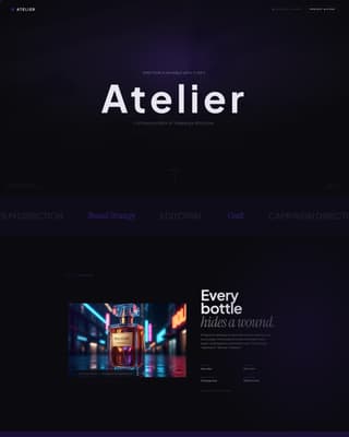 Creative Director Portfolio Pre-Launch Website Template
