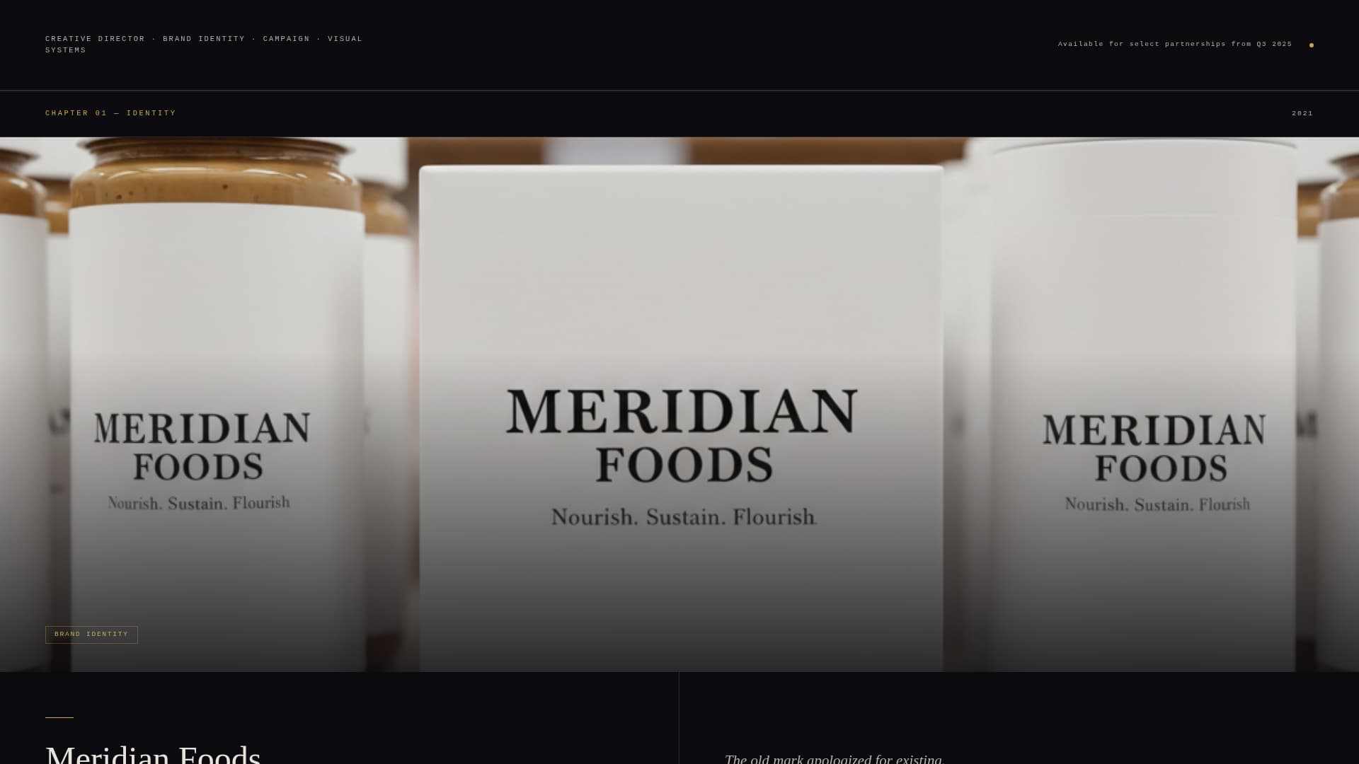 Creative Director Portfolio Advanced Pre-Launch Website Template