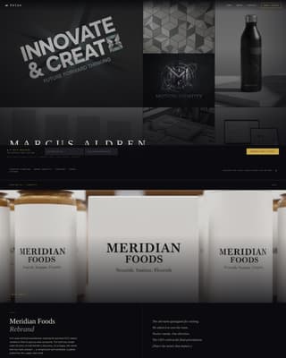 Creative Director Portfolio Advanced Pre-Launch Website Template