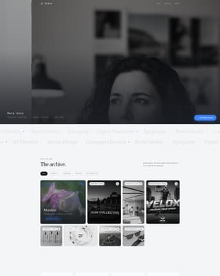 Creative Director Portfolio Specialist Pre-Launch Website Template