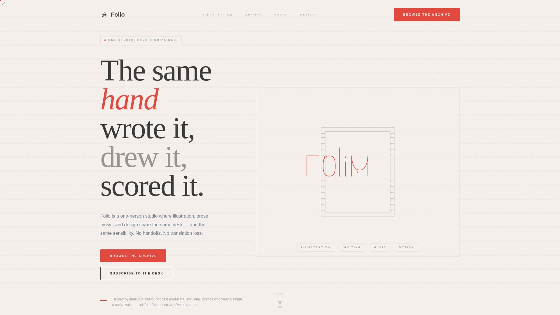 Multi-Discipline Portfolio Professional Website Template