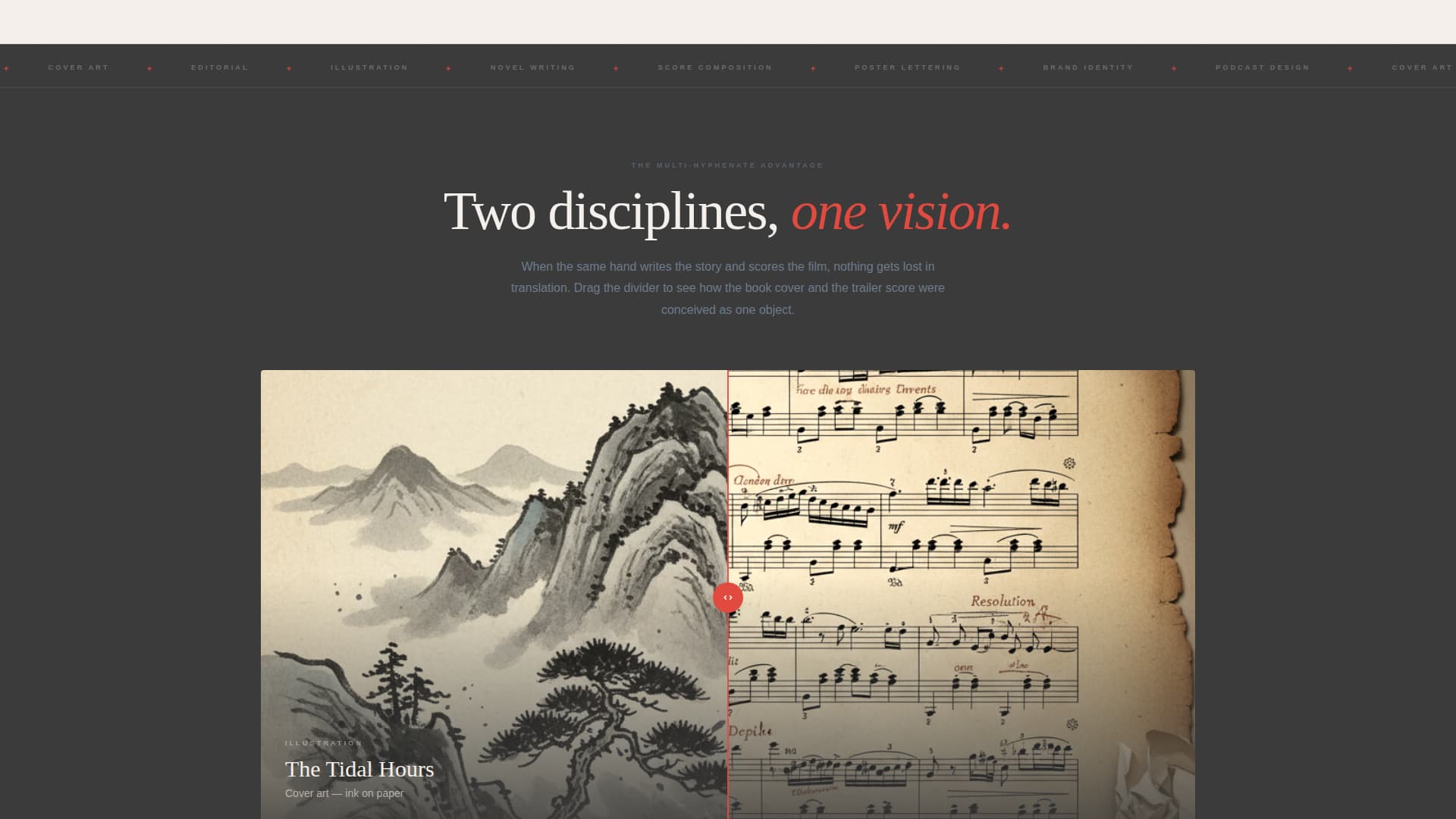 Multi-Discipline Portfolio Professional Website Template