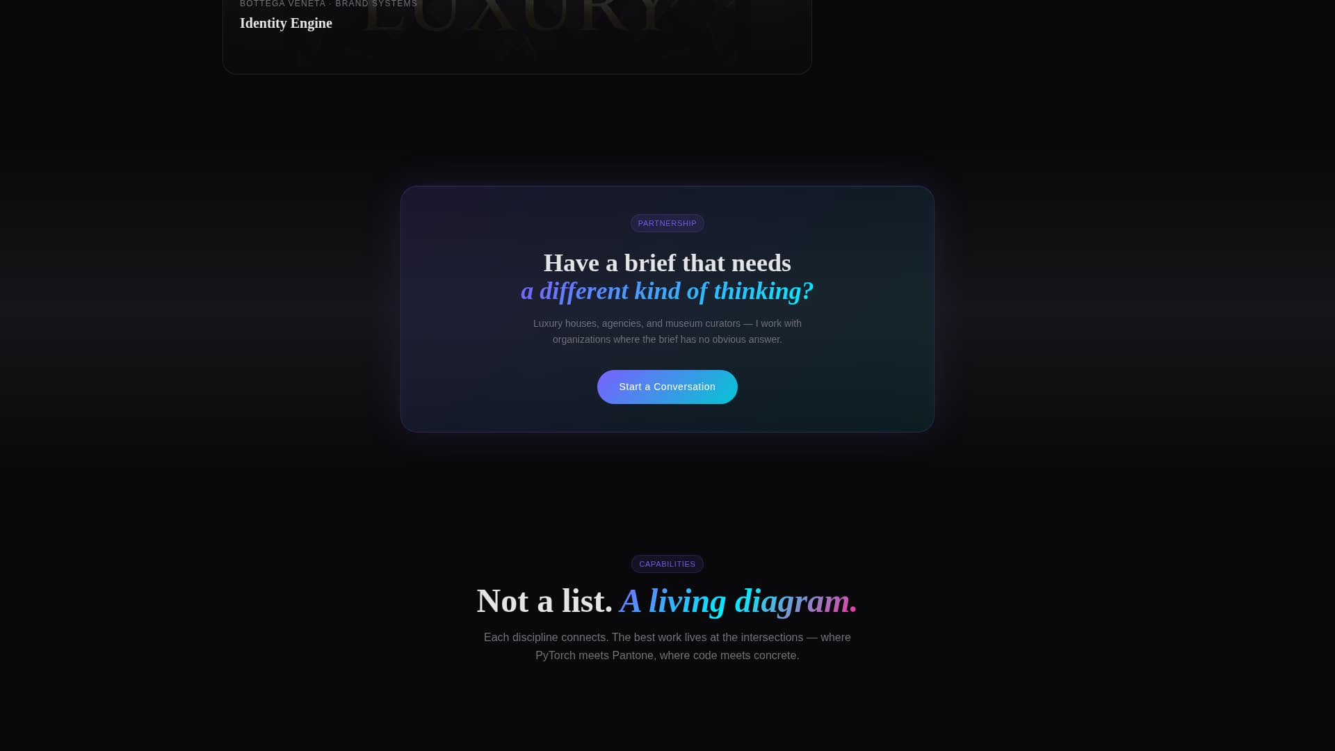 Multi-Discipline Portfolio Portfolio Website Template