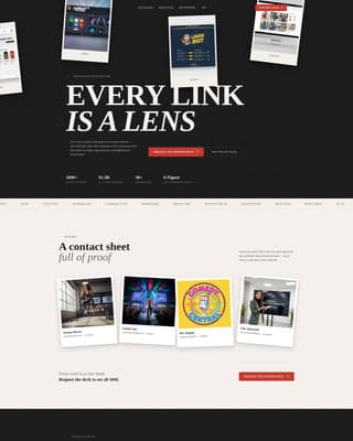 Linklens - Powerful Creator Landing Page Template