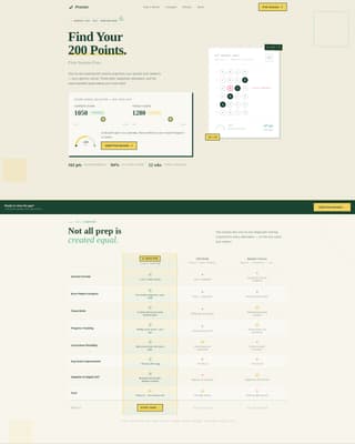 Proctor - Proven SAT/ACT Landing Page Template