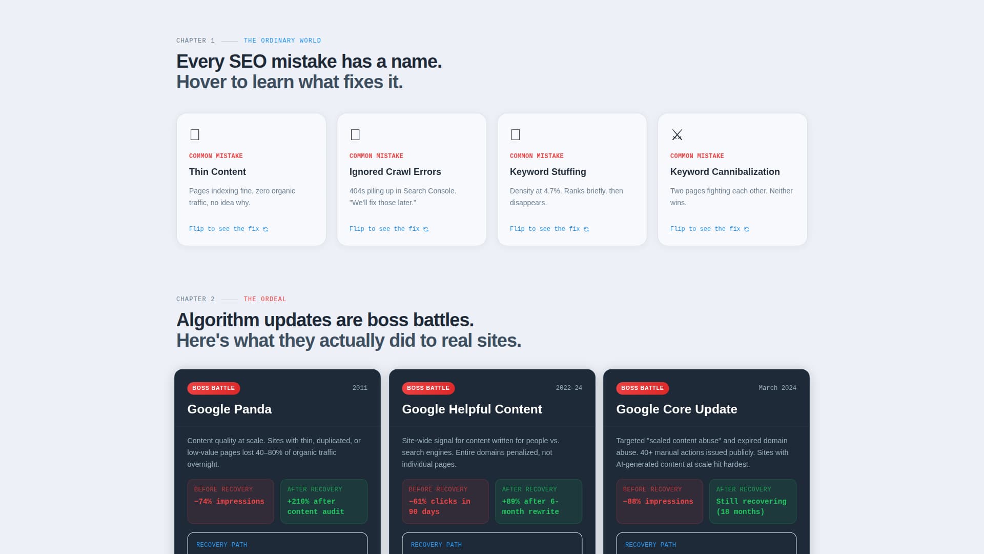 Rank - Authoritative SEO Landing Page Template