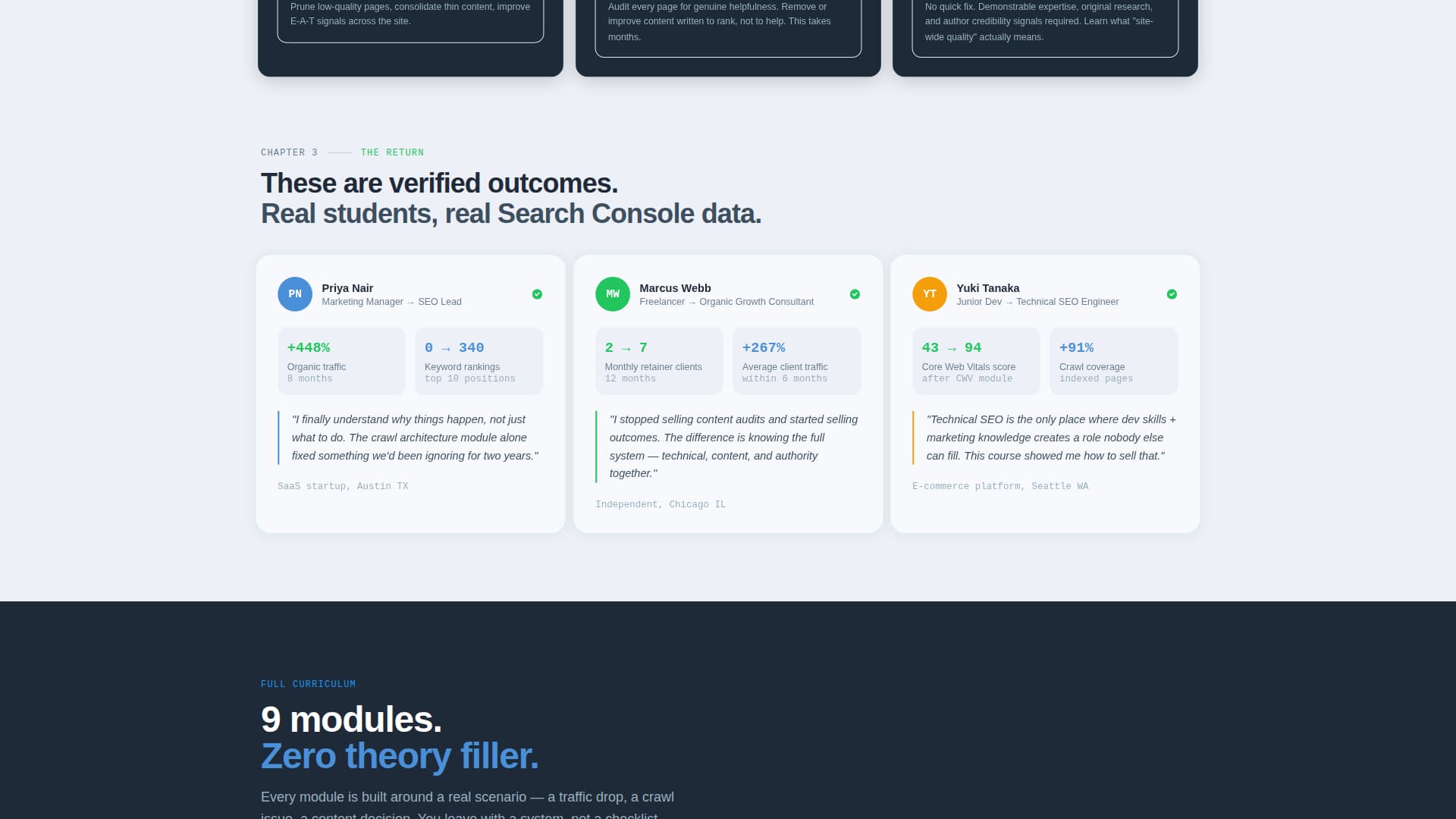Rank - Authoritative SEO Landing Page Template