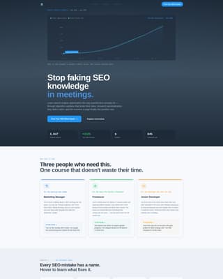 Online Skill Courses Specialist Professional Website Template