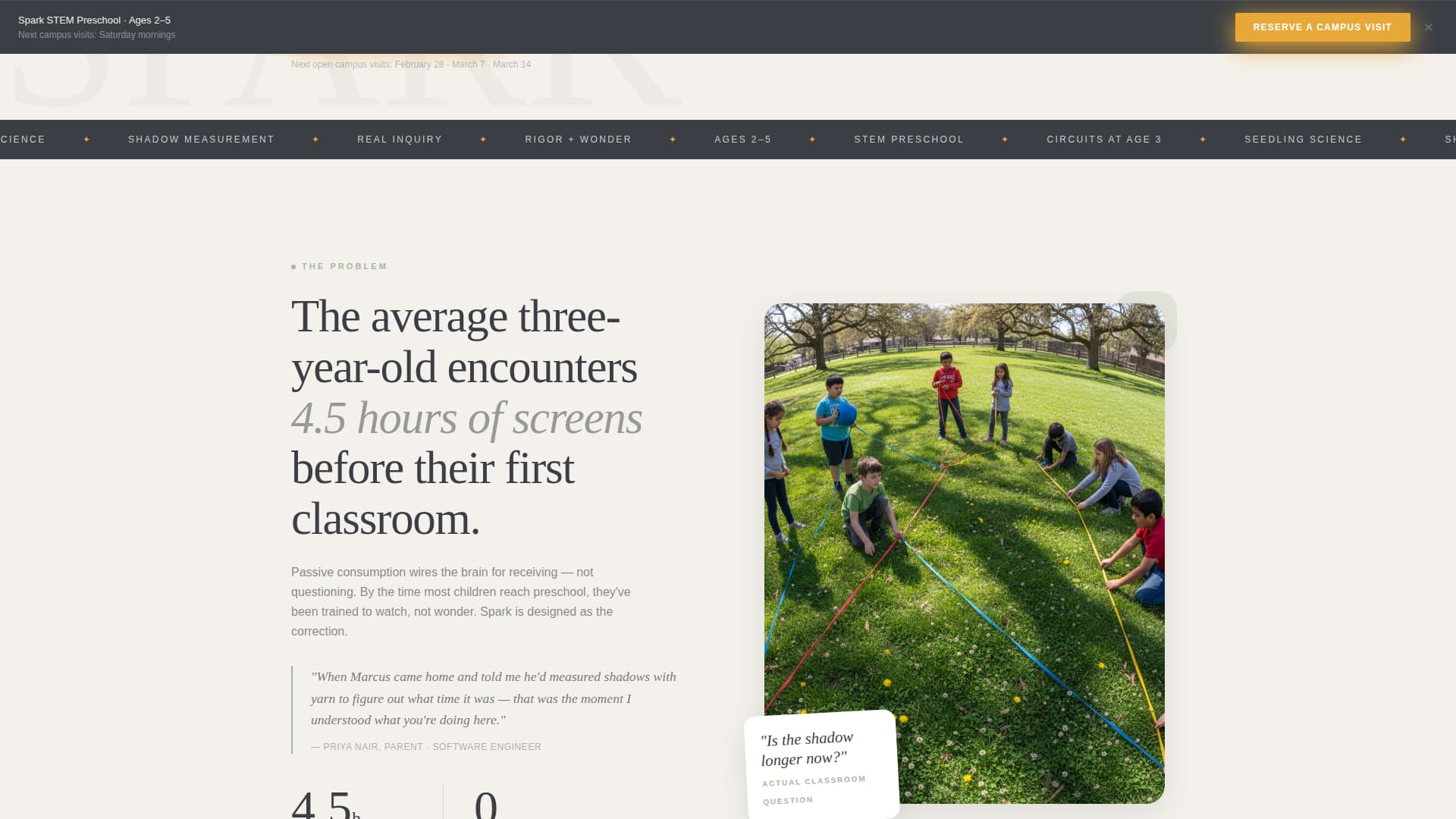 Preschool & Early Education Booking Website Template