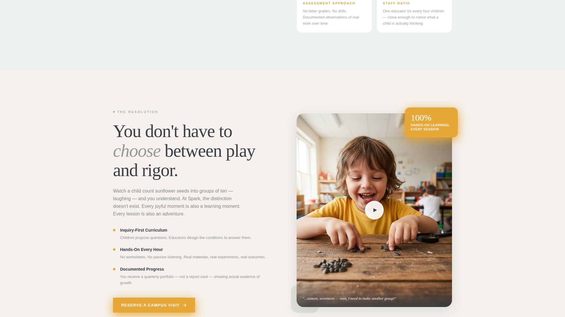 Preschool & Early Education Booking Website Template