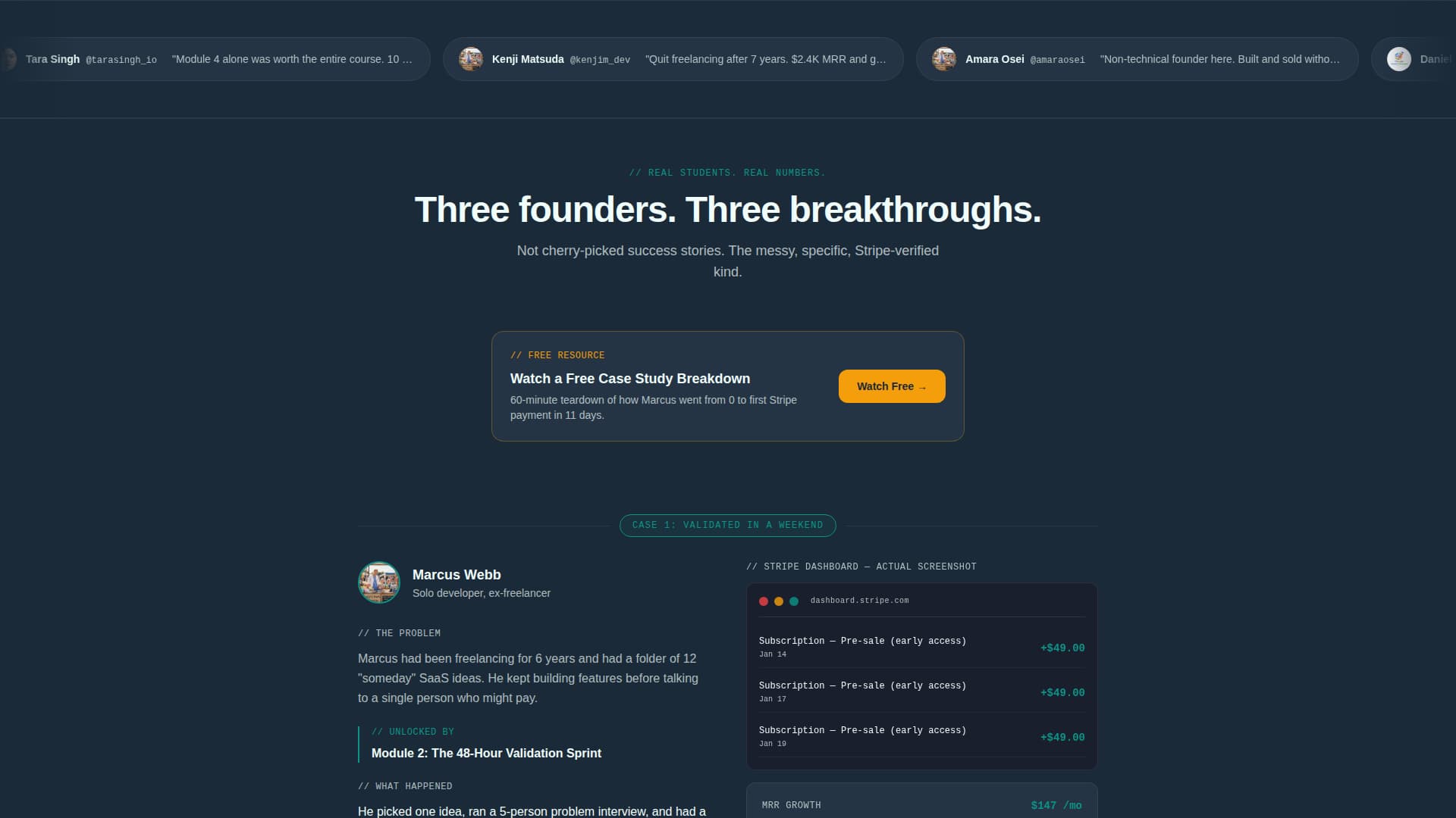 Online Skill Courses Reviews Website Template