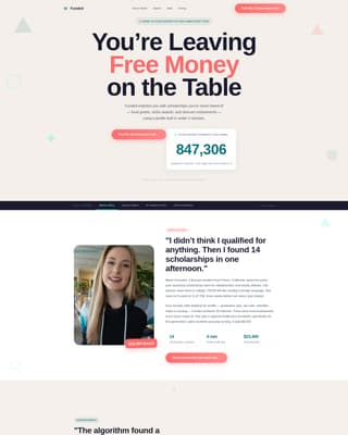 Study Abroad & Admissions Professional Website Template