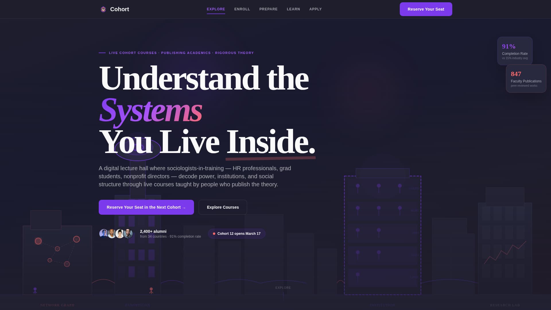 Sociology Education Professional Website Template