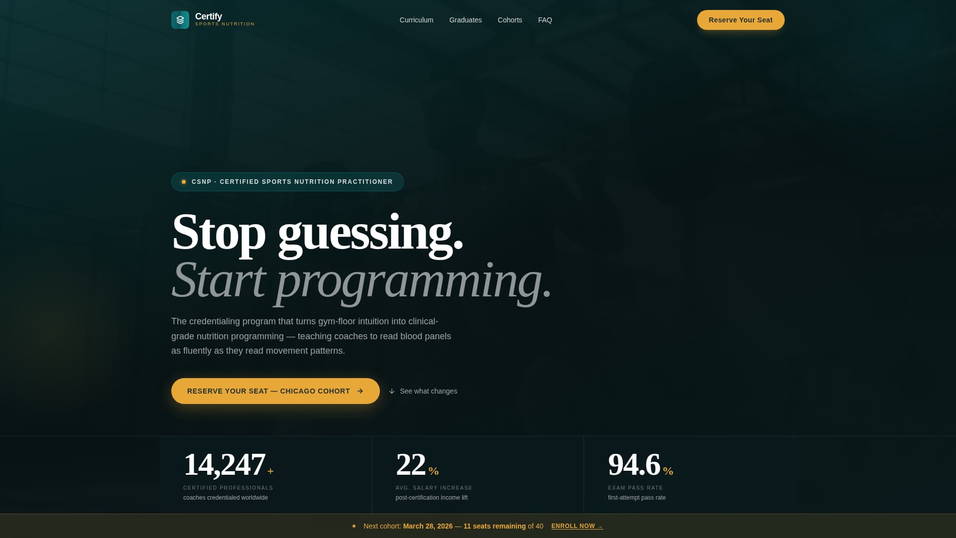 Sports & Fitness Training Specialist Professional Website Template