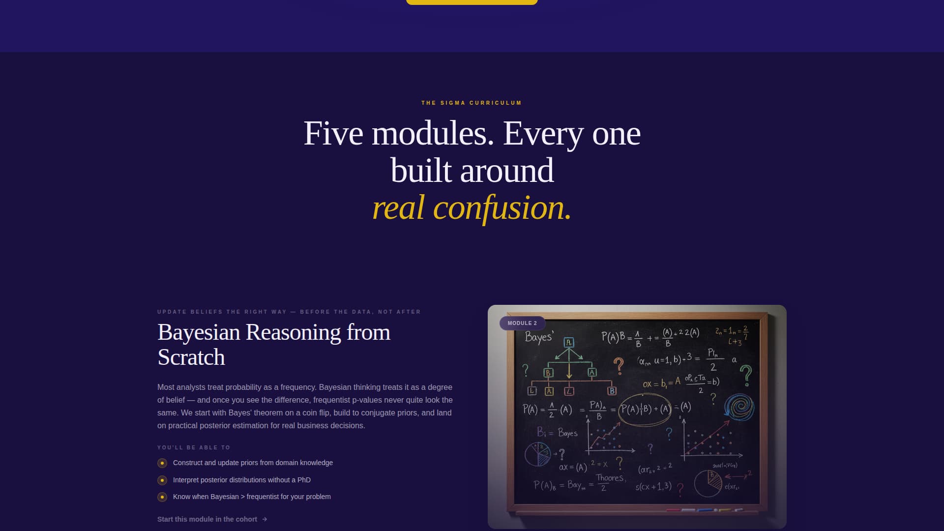 Sigma - Authoritative Statistics Landing Page Template