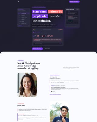 Sigma - Brilliant Statistics Landing Page Template