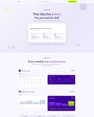 Viz - Powerful Datavisualization Landing Page Template