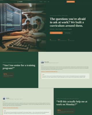 Corporate Training & L&D Specialist FAQ Website Template