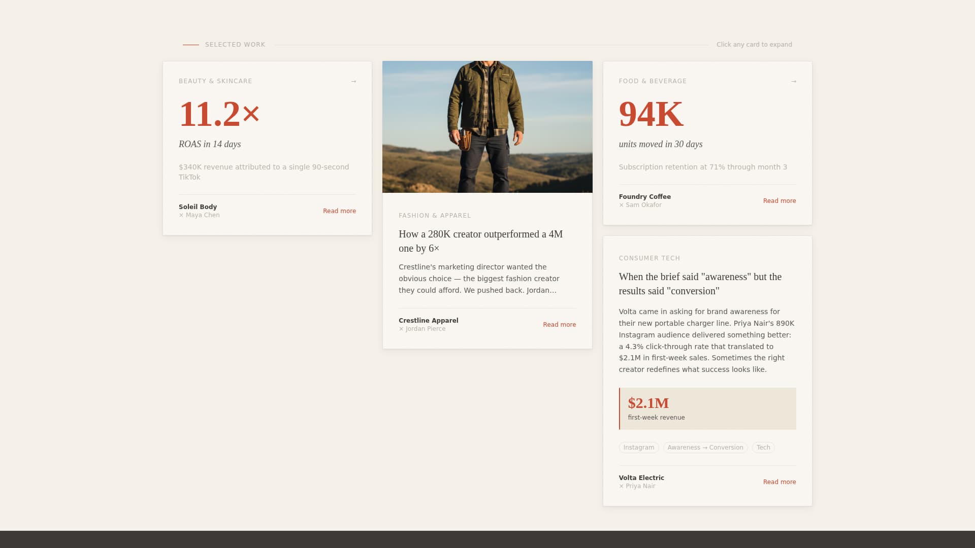 Collab - Powerful Creatorpartnership Landing Page Template