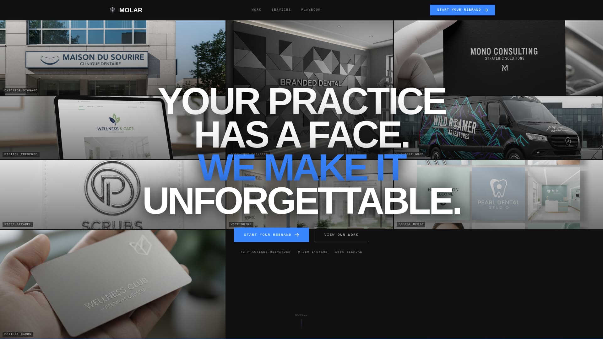 Dental Marketing & Agency Portfolio Website Template