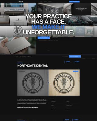 Dental Marketing & Agency Portfolio Website Template