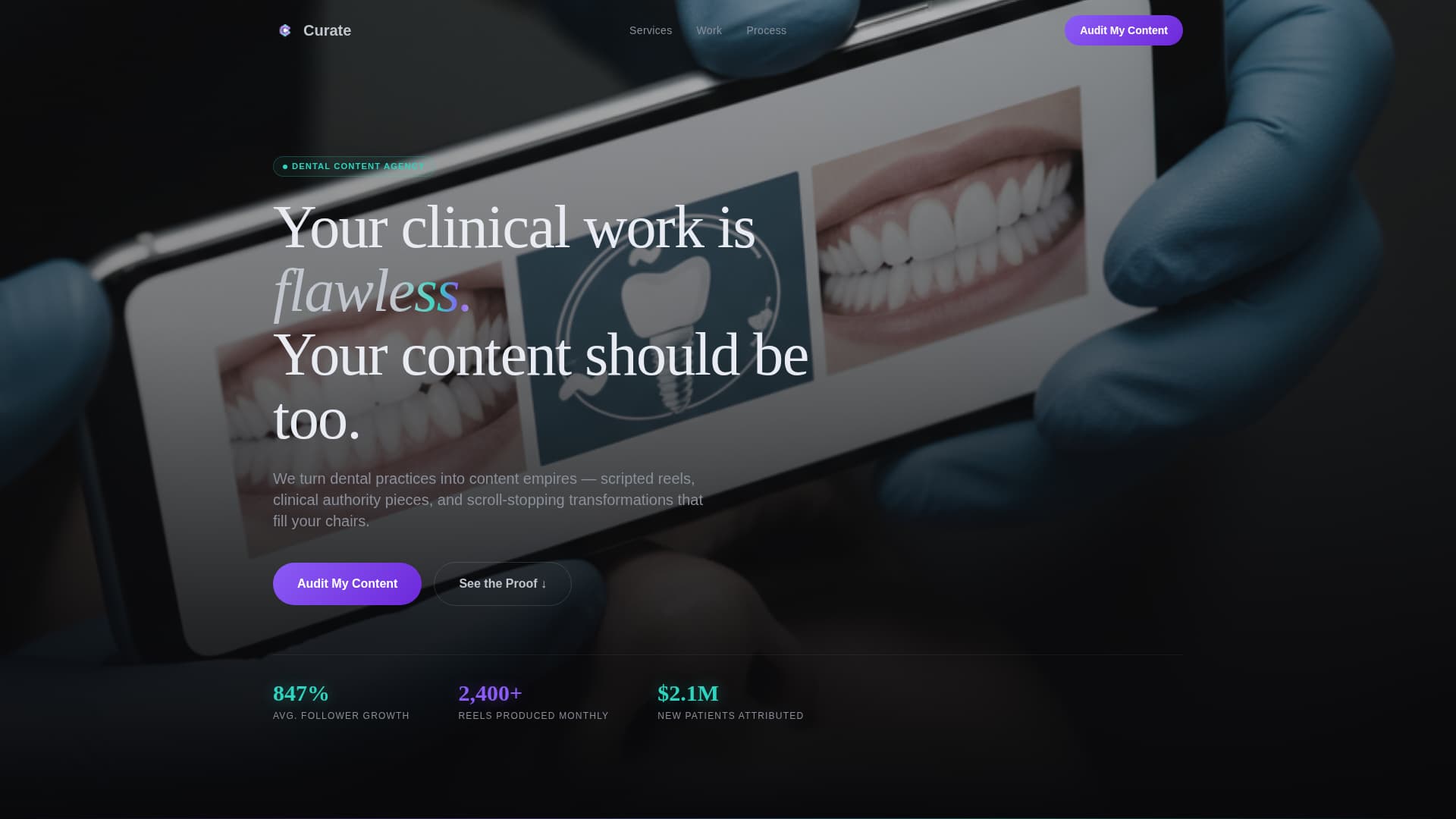Dental Marketing & Agency Professional Website Template