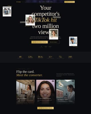 Dental Marketing & Agency Specialist Portfolio Website Template