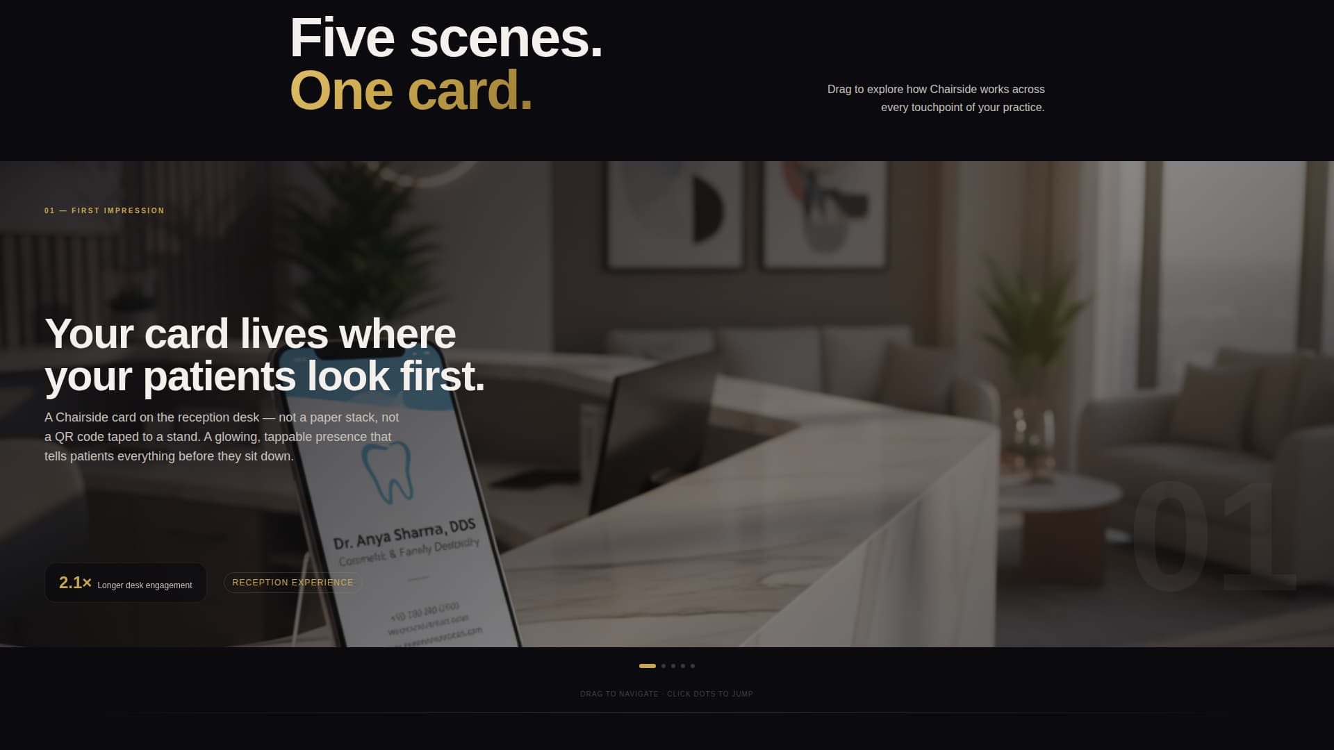 Dentist Profile Booking Website Template