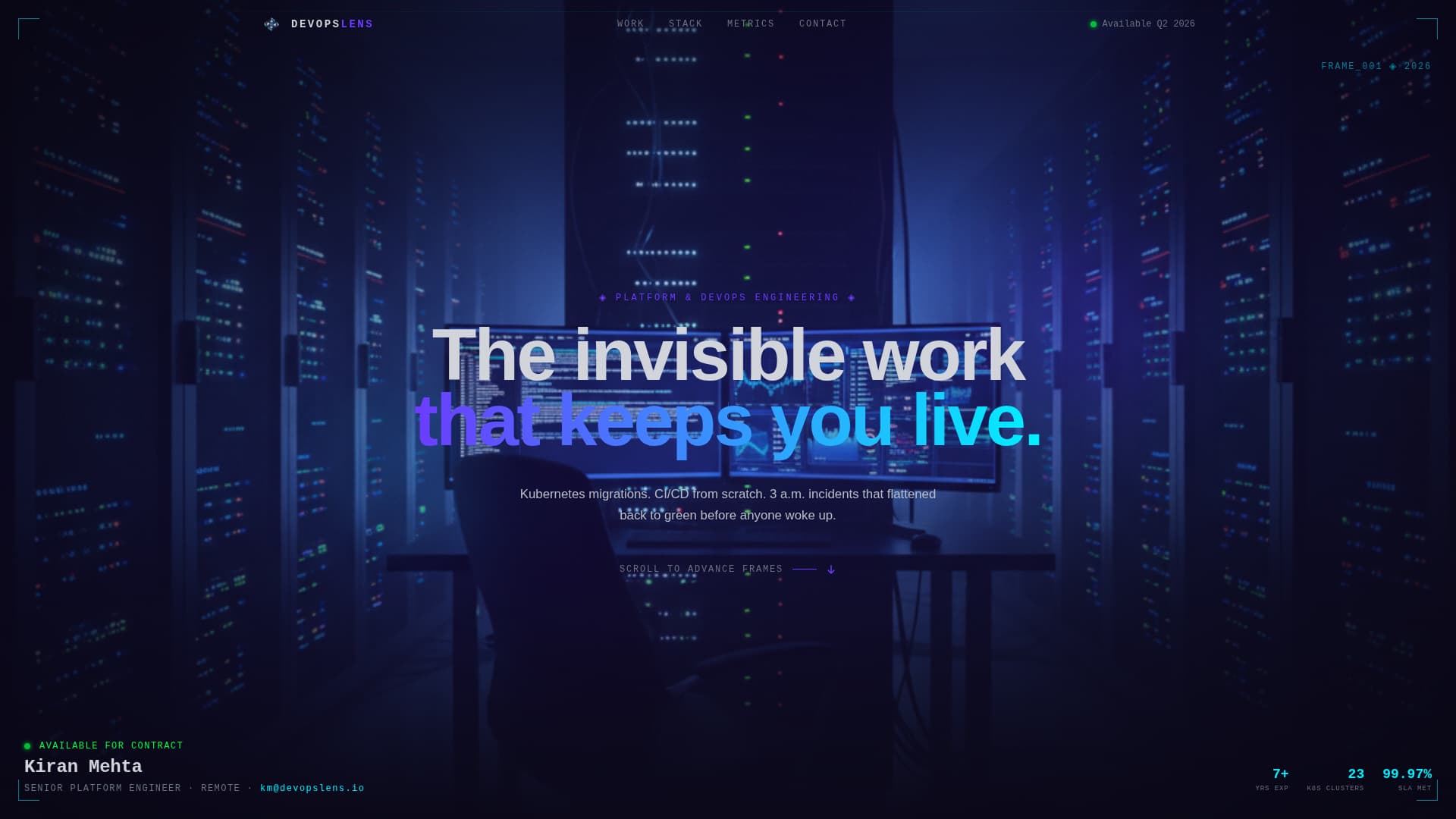 Developer & Tech Portfolio Portfolio Website Template