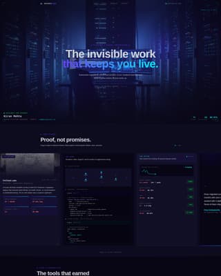 Developer & Tech Portfolio Portfolio Website Template