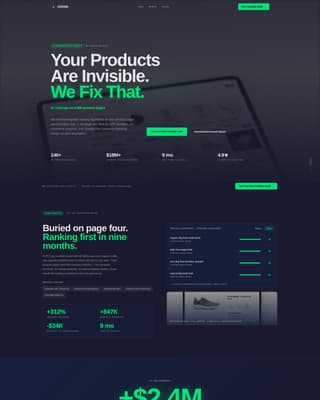E-Commerce Marketing & Agency Portfolio Website Template