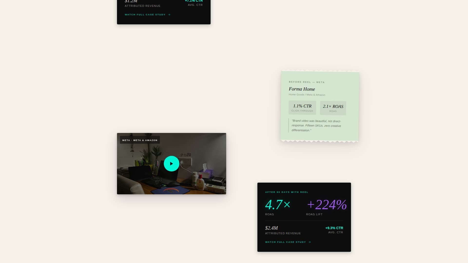 E-Commerce Marketing & Agency Specialist Portfolio Website Template