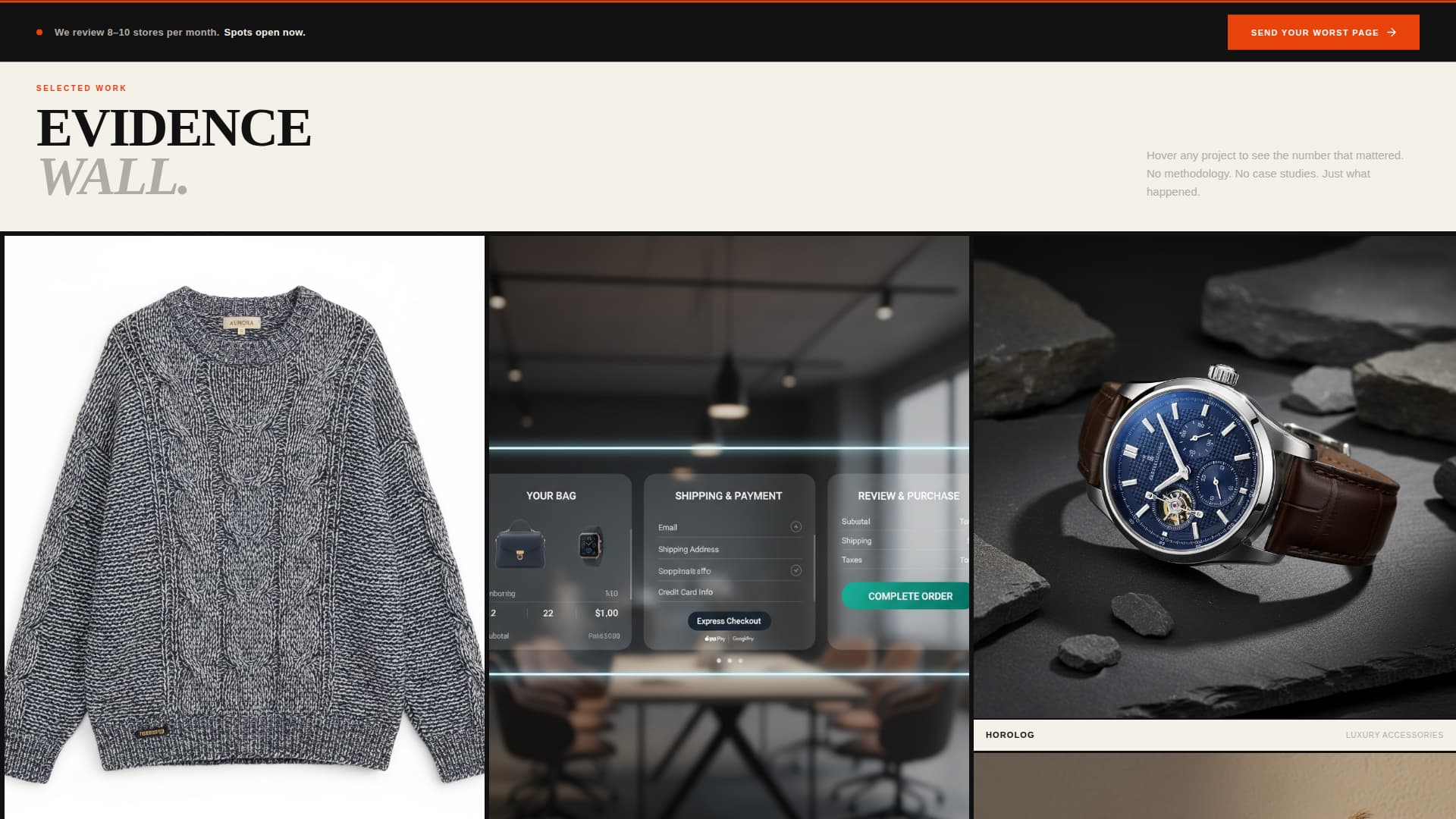 Storefront - Bold Ecommerce Landing Page Template