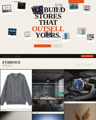 Storefront - Bold Ecommerce Landing Page Template
