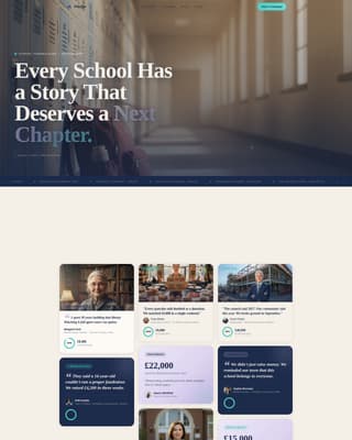 Pledge - Heartfelt Education Landing Page Template