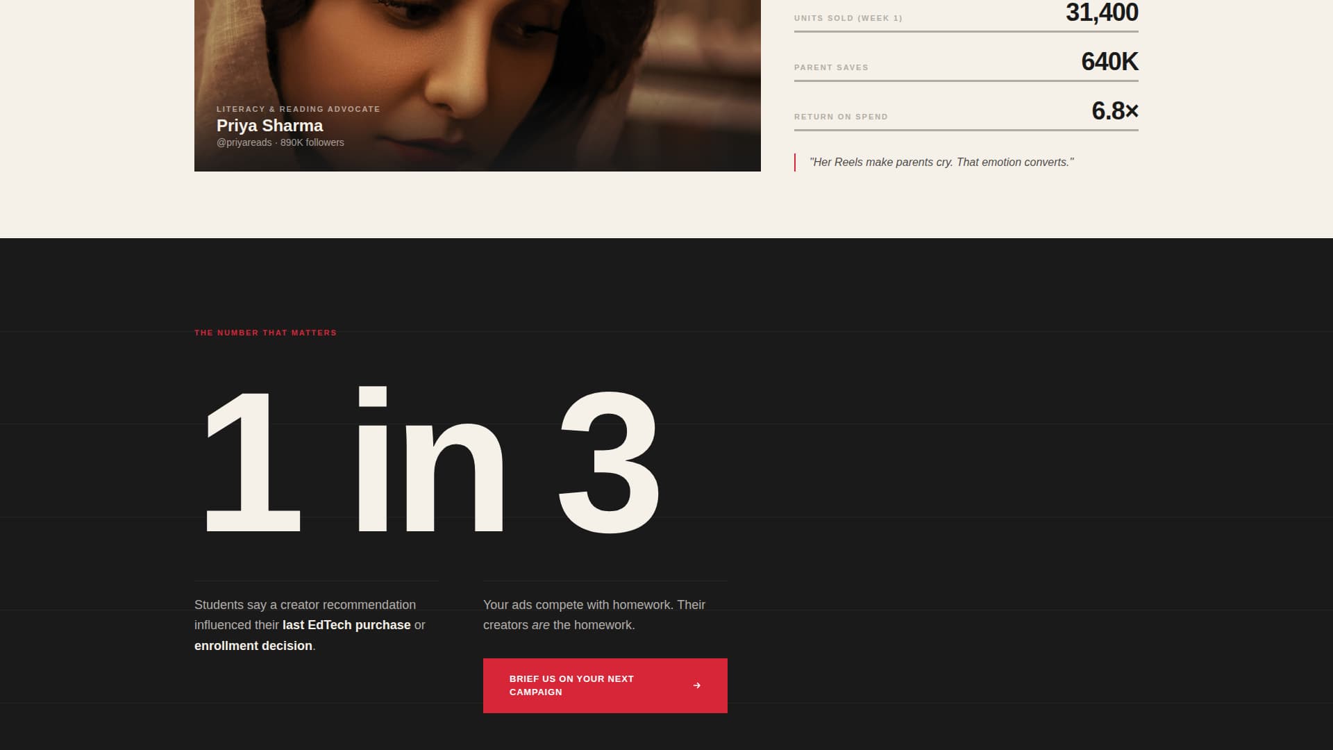 Amplify - Bold Education Landing Page Template
