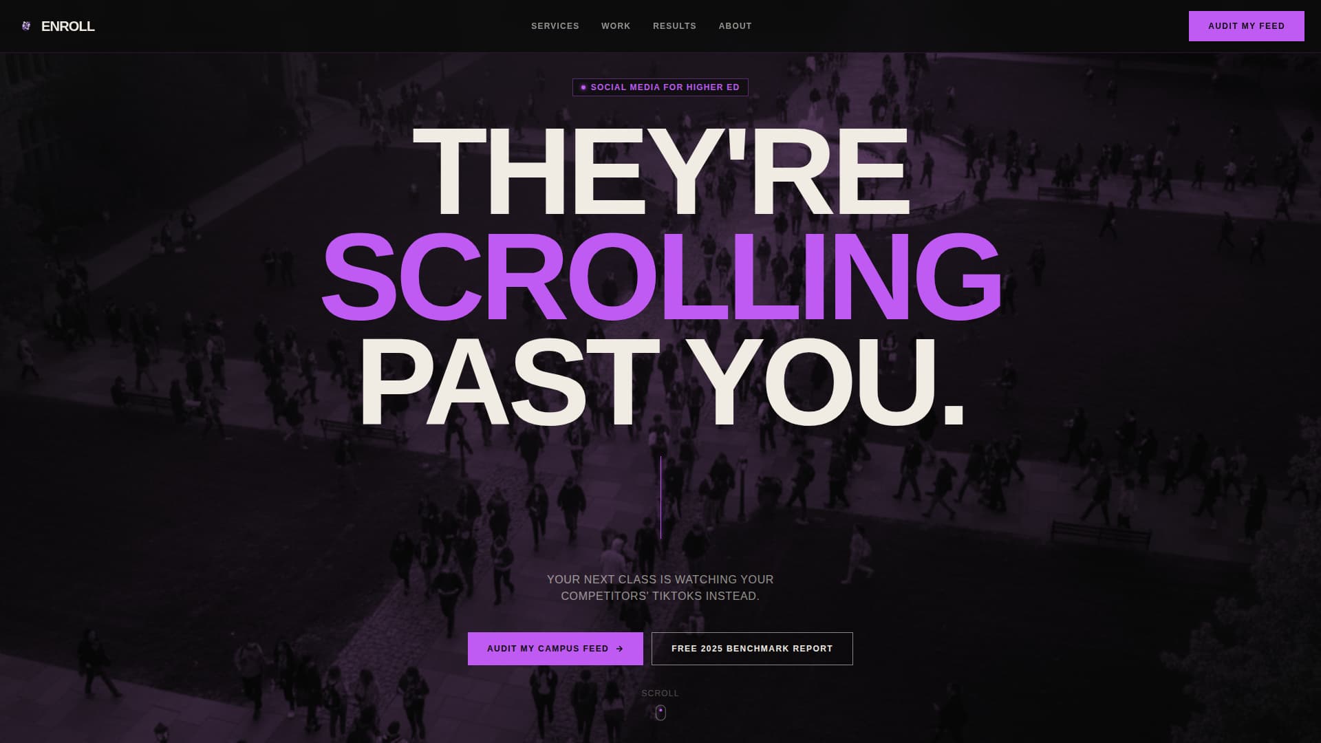 Enroll - Powerful Education Landing Page Template