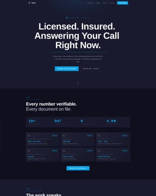 Volt - Trusted Electrician Landing Page Template