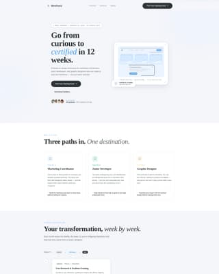Wireframe - Transformative UI/UX Landing Page Template