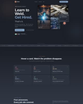 Torch - Highimpact Weldingschool Landing Page Template