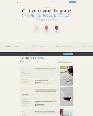 Sommelier - Prestigious Winecertification Landing Page Template