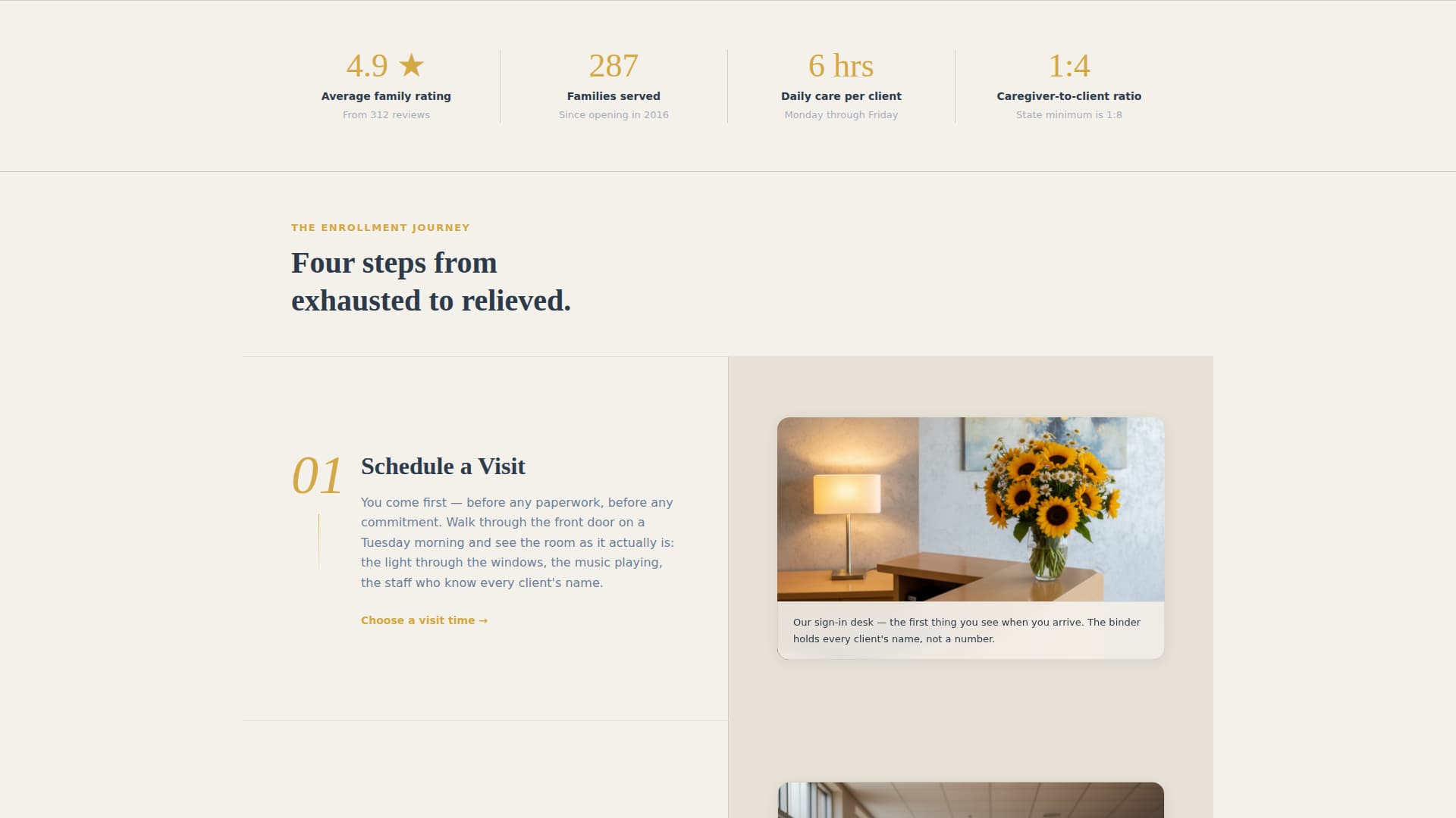 Compass - Trusted Alzheimers Landing Page Template