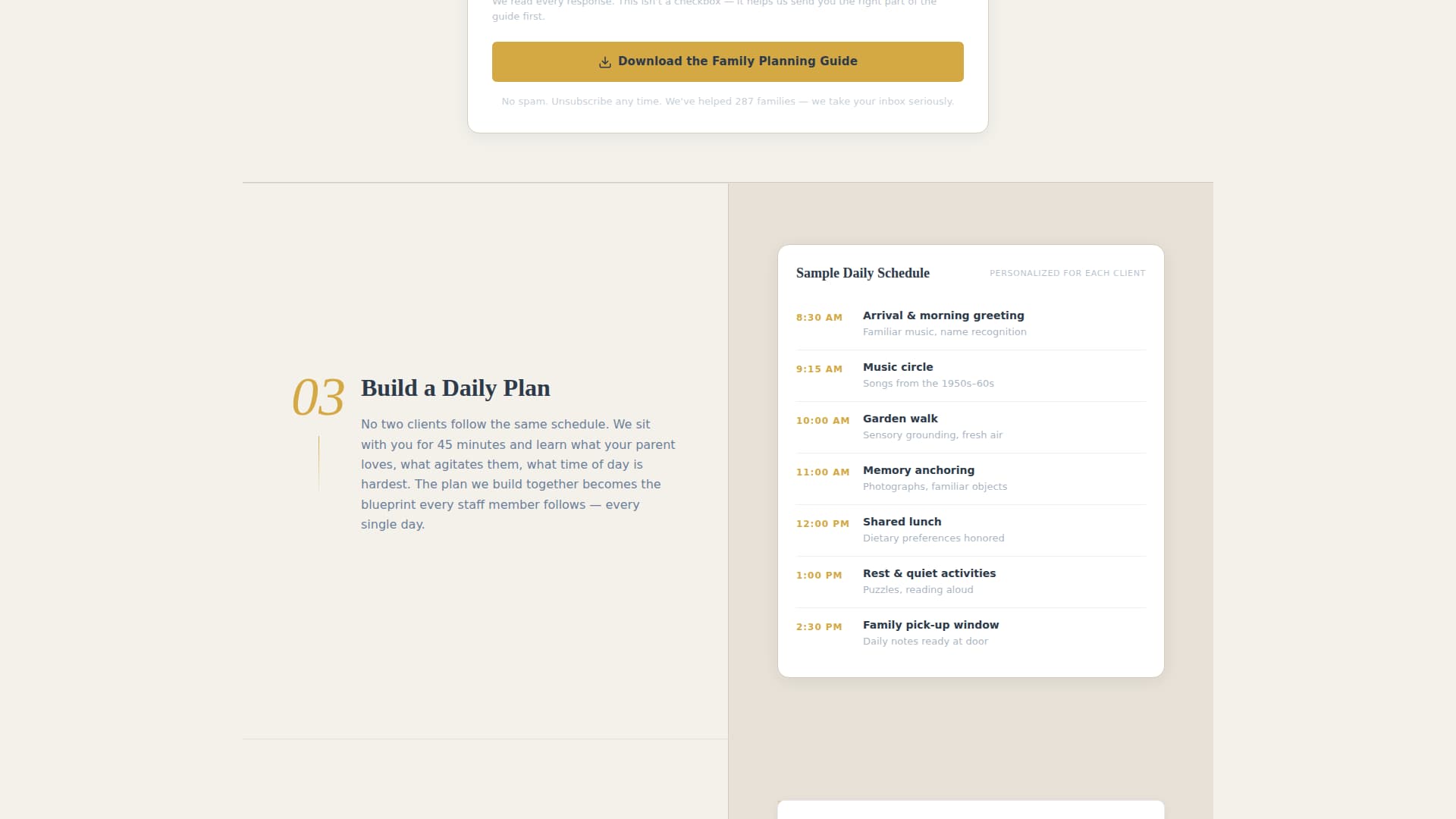 Compass - Trusted Alzheimers Landing Page Template
