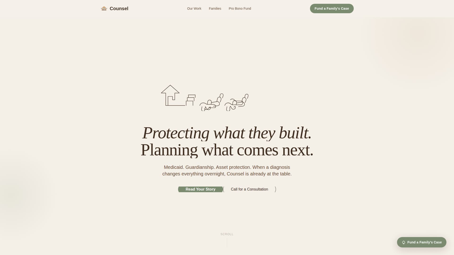 Counsel - Trusted Elderlaw Landing Page Template