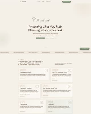 Counsel - Trusted Elderlaw Landing Page Template